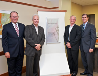Charles David Staff Receives Plaque at South Shore Hospital