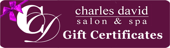 Thank you for your purchase of Charles David Salon & Spa Gift Certificate